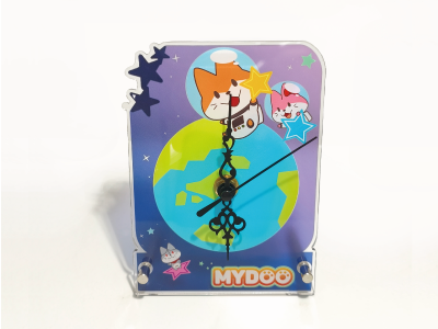 ダイカット-アクリルクロック