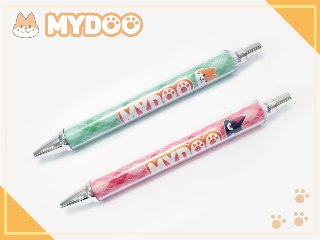 【公式グッズ】まいにゃん・もものすけボールペン